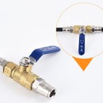 CHS-024 บอลวาล์วทองเหลือง แรงดันสูง 9.52 มม.