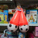 กรวยเตะบอล4อัน+ลูกบอลใหญ่1ลูก