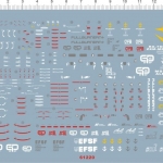 decals RG hg RX-78 GP01FB GP01 FB 61220