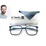 แว่นสายตา ic berlin cnt chrome 52-19 <เงิน>