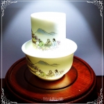 ชุดถ้วยชาแบบดมดื่ม ลายสามสหาย Three Buddy Tea cup