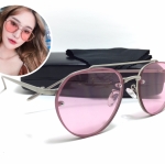 แว่นกันแดดแฟชั่น Silver Frame Pink Sheet 2020 49-22 140 <ชมพู>