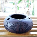 ที่เขี่ยบุหรี่ดินเผาอี๋ชง 福 จื่อหนี 紫泥 TKTC-P3