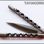 มีดควง บาลีซองลองไอซ์แลนด์ ฺLONG ICELAND Balisong Knife TKBS-LI55