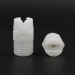 หัวฉีดแบบพัดพลาสติก PP เกลียวนอก 2 หุน รุ่น 6510 แกนเซรามิก พ่นน้ำมุม 65°