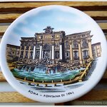 จานรองแก้วกาแฟสะสม แบบ A Vintage Coffee Plate Tyle A made in Italy