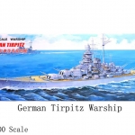 30CM Scale Warship World War II German TIRPITZ Battleship