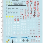 decals MG Gundam MBF-P03R Astray Blue Frame Second Revise Decal 1432