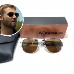 แว่นกันแดด Ao Original Pilot Made in USA (ชา-เงินเงา) ของแท้ 100%