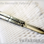มีดควงไวท์แมมมอธ White Mammoth Balisong TKBS-WM3