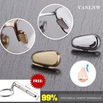 แป้นจมูกแว่นตา Air Silicone Nose Pad แป้นจมูกซิลิโคน เกรดพรีเมียม นิ่มใส่สบาย ลดการกดทับบริเวณดั้งจมูก (แบบไขน็อต)