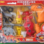 รถซ่อมประกอบของเด็กเล่น สว่านหมุนได้จริง