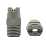 หัวฉีดแบบพัดพลาสติก PP เกลียวนอก 2 หุน รุ่น 6515 สีเทา พ่นมุม 65°