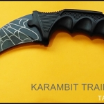 มีดซ้อมควง คารัมบิตแบล็คสไปเดอร์ Black Spyder Karambit Trainer Knife