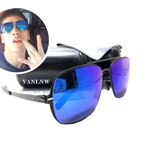 แว่นกันแดด ic berlin model stas formation black limited edition ขนาด 58-17 mm. <ปรอทน้ำเงิน>