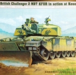 1/35 British Challenger 2 MBT KFOR in action at Kosovo