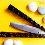 มีดซ้อมควง บาลิซองชินจุกุนีโม Shinjuku Nemo Balisong Trainer Knife TKBS-SN1TR