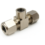 ข้อต่อแรงดันสูง 3 ทาง เกลียวใน 1/8 นิ้ว แบบเกลียวขันน็อต