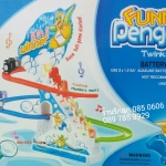 เพนกวินไต่บันไดของเล่นเด็ก มีเสียง มีไฟ