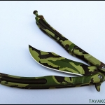 มีดควง ซีเอสโก คาโม่ ZS GO CAMO Balisong Knife TKBS-ZS7