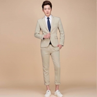 สูทชาย สีครีม Size 5XL