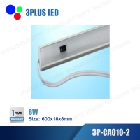 ไฟตู้โชว์ LED Cabinet light รุ่น Hand-wave ssensor surface mounted 600x18x8mm 8W (สายไฟ 2เมตร)