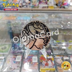 Pokémon TCG Official Coin | เหรียญโปเกม่อน (Large Size) — Armorga | Corviknigh (Silver) 99%「1 Coin」