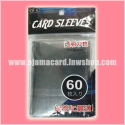 Card Sleeves Card Protector / Sleeve - Transparent Black x60