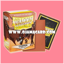 Dragon Shield Standard Size Card Sleeves — Copper • Matte「100ct.」