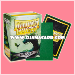 Dragon Shield Standard Size Card Sleeves — Emerald • Matte「100ct.」