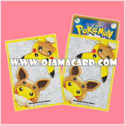 Pokémon Card Game Deck Shield | Card Sleeves — FAN OF PIKACHU & EIEVUI「64ct.」98%
