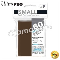 Ultra•Pro PRO-Gloss Small Deck Protector Sleeves (60ct) — Brown