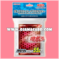 Yu-Gi-Oh! Duelist Card Protector / Sleeves — Red (Ver.2)「55ct.」