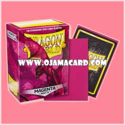 Dragon Shield Standard Size Card Sleeves — Magenta • Matte「100ct.」