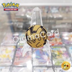 Pokémon TCG Official Coin | เหรียญโปเกม่อน (Mini Size) — Pikachu (Gold) 99%「1 Coin」