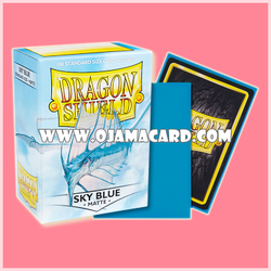 Dragon Shield Standard Size Card Sleeves — Sky Blue • Matte「100ct.」
