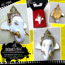 Ganesha Brooch เข็มกลัด รูปองค์พระพิฆเนศ ทอง (Gold)