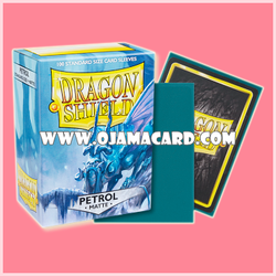 Dragon Shield Standard Size Card Sleeves — Petrol • Matte「100ct.」