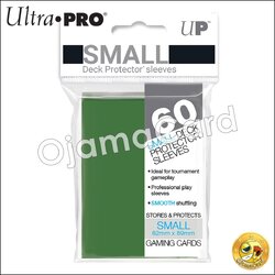 Ultra•Pro PRO-Gloss Small Deck Protector Sleeves (60ct) — Green