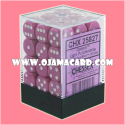 Chessex 12MM D6 Dice Block — Opaque : Light Purple / White「1 Dice」