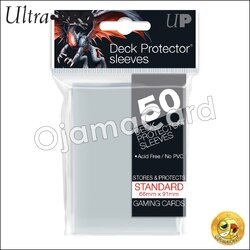 Ultra•Pro PRO-Gloss Standard Deck Protector Sleeves (80ct) — Clear「98%」