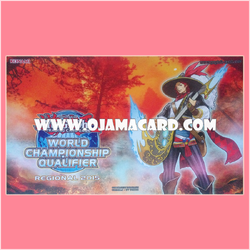 Yu-Gi-Oh! TCG Sneak Peek Playmat / Duel Field - NECH Regional season (2015) : "Virgil, Rock Star of the Burning Abyss"