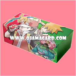 Pokémon Official Storage Box — Red & Green ver.2「95%」
