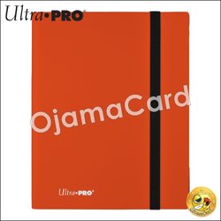 Ultra•Pro Eclipse 4-Pocket PRO-Binder / Portfolios「แฟ้มใส่่การ์ด / แฟ้มเก็บการ์ด 4 ช่อง」— Pumpkin Orange