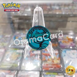 Pokémon TCG Official Coin | เหรียญโปเกม่อน (Mini Size) — Blastoise | Kamex (Blue) 99%「1 Coin」
