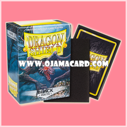 Dragon Shield Standard Size Card Sleeves — Black • Matte「100ct.」