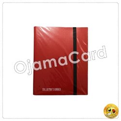 Collector's Binder Side Loading 9-Pocket — Red「แฟ้มใส่การ์ด 9 ช่อง | 20 แผ่น | 40 หน้า」
