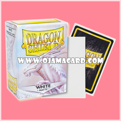 Dragon Shield Standard Size Card Sleeves — White • Matte「100ct.」