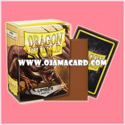 Dragon Shield Standard Size Card Sleeves — Umber • Matte「100ct.」