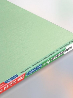 ยิปซั่มขอบลาดกันชื้น 9 มิล ตราช้าง 120*240 เมตร